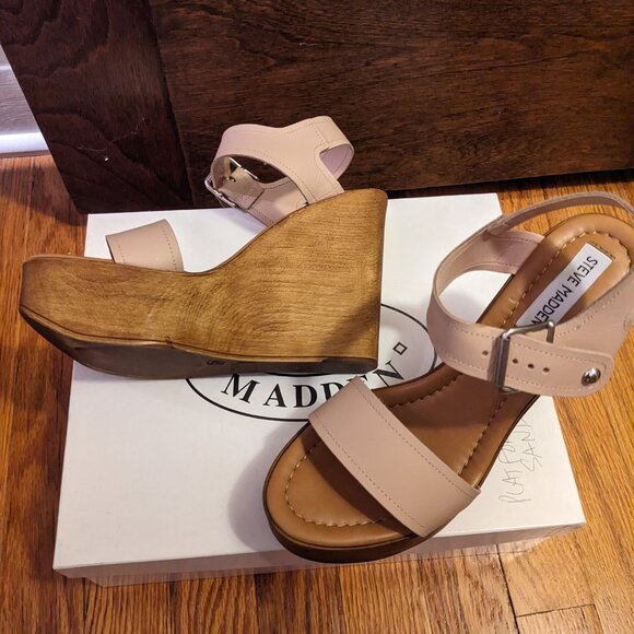 Steve Madden Candis Lea Platform Sandals - Picture 2 of 5